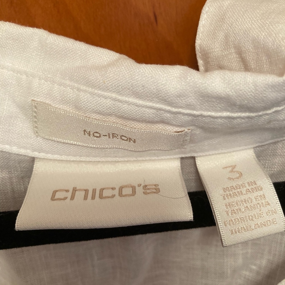 White Button-Up Shirt - Picture 5 of 5